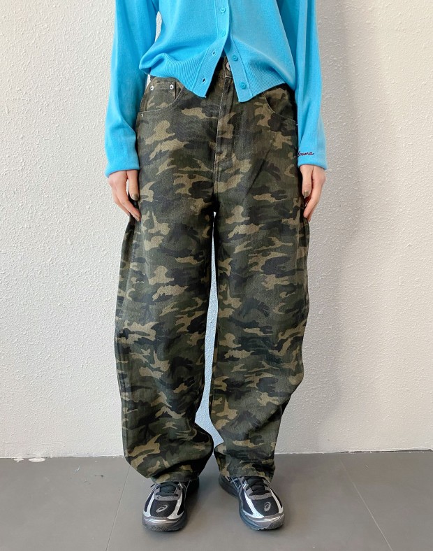 Camouflage Round Pants #250341